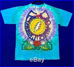 Grateful Dead Shirt T Shirt Vintage 1990 Sunshine Daydream Snakes Summer Tour XL