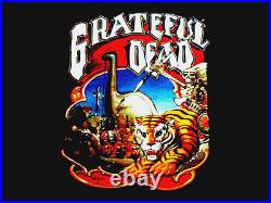 Grateful Dead Shirt T Shirt Vintage 1990 Without A Net Tiger Rick Griffin Art XL