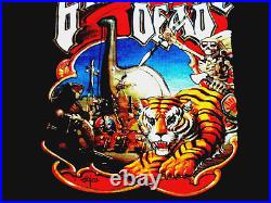 Grateful Dead Shirt T Shirt Vintage 1990 Without A Net Tiger Rick Griffin Art XL