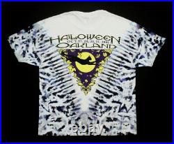 Grateful Dead Shirt T Shirt Vintage 1991 Halloween Oakland Mikio Cat Roses GD XL