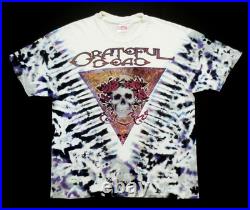 Grateful Dead Shirt T Shirt Vintage 1991 Halloween Oakland Mikio Cat Roses GD XL