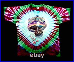 Grateful Dead Shirt T Shirt Vintage 1991 Jerry Garcia Band JGB Guitar Tie Dye XL