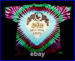 Grateful Dead Shirt T Shirt Vintage 1991 Jerry Garcia Band JGB Guitar Tie Dye XL