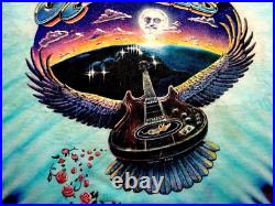 Grateful Dead Shirt T Shirt Vintage 1991 Jerry Garcia Band JGB Guitar Tie Dye XL