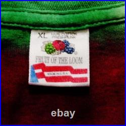 Grateful Dead Shirt T Shirt Vintage 1991 Jerry Garcia Band JGB Guitar Tie Dye XL
