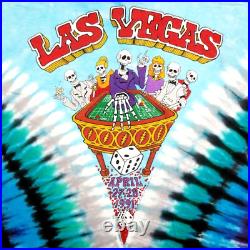 Grateful Dead Shirt T Shirt Vintage 1991 Las Vegas Casino Dealers Poker Dice XL