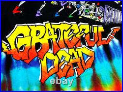 Grateful Dead Shirt T Shirt Vintage 1991 MSG New York City NYC Graffiti Paint XL