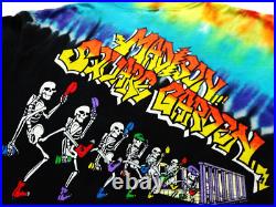 Grateful Dead Shirt T Shirt Vintage 1991 MSG New York City NYC Graffiti Paint XL