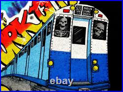 Grateful Dead Shirt T Shirt Vintage 1991 MSG New York City NYC Graffiti Paint XL