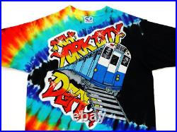 Grateful Dead Shirt T Shirt Vintage 1991 MSG New York City NYC Graffiti Paint XL