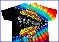 Grateful Dead Shirt T Shirt Vintage 1991 MSG New York City NYC Graffiti Paint XL