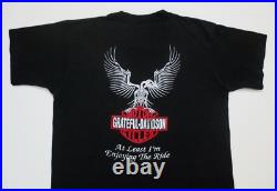Grateful Dead Shirt T Shirt Vintage 1991 Motorcycle Harley Davidson Black HD L