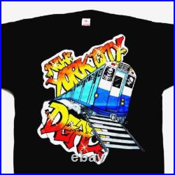 Grateful Dead Shirt T Shirt Vintage 1991 New York City MSG Paint Graffiti GDM XL