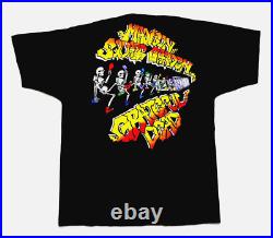 Grateful Dead Shirt T Shirt Vintage 1991 New York City MSG Paint Graffiti GDM XL