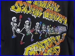 Grateful Dead Shirt T Shirt Vintage 1991 New York Graffiti Paint MSG NYC XL