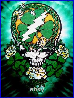 Grateful Dead Shirt T Shirt Vintage 1991 Spring Tour Maryland St Patricks GDM L