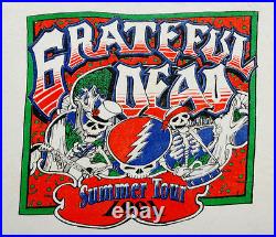 Grateful Dead Shirt T Shirt Vintage 1991 Summer Tour Paradise Waits GD Skeletons