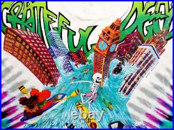 Grateful Dead Shirt T Shirt Vintage 1992 Chicago Bears Soldier Field Surf GDM L