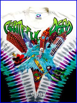 Grateful Dead Shirt T Shirt Vintage 1992 Chicago Bears Soldier Field Surf GDM L