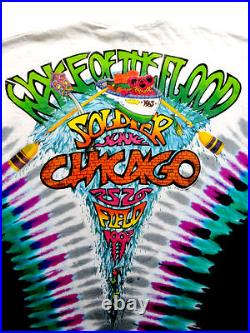 Grateful Dead Shirt T Shirt Vintage 1992 Chicago Bears Soldier Field Surf GDM L