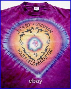 Grateful Dead Shirt T Shirt Vintage 1992 Jerry Garcia David Grisman Warfield XL