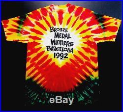 Grateful Dead Shirt T Shirt Vintage 1992 Lithuania Basketball Olympic NBA XL New