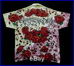 Grateful Dead Shirt T Shirt Vintage 1992 Roses Bertha Skeleton Tie Dye GDM XL