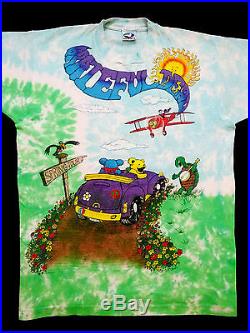 Grateful Dead Shirt T Shirt Vintage 1992 Spring Tour Tie Dye GD Dancing Bears XL