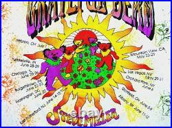Grateful Dead Shirt T Shirt Vintage 1992 Summer Tour Croquet Skeleton Sun XL New