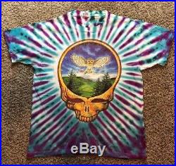 Grateful Dead Shirt T Shirt Vintage 1993 Eugene, Oregon Owl XL Aug 21-22, 93
