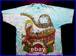 Grateful Dead Shirt T Shirt Vintage 1993 GD Skeletons Amusement Park Opie GDM XL