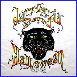 Grateful Dead Shirt T Shirt Vintage 1993 Jerry Garcia Band Halloween JGB Cats L