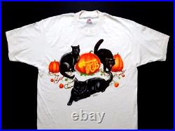 Grateful Dead Shirt T Shirt Vintage 1993 Jerry Garcia Band Halloween JGB Cats L