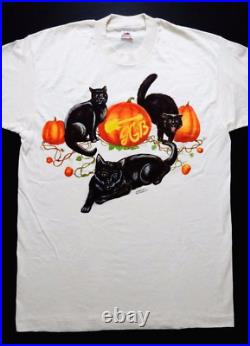 Grateful Dead Shirt T Shirt Vintage 1993 Jerry Garcia Band Halloween JGB Cats L