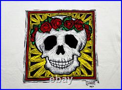 Grateful Dead Shirt T Shirt Vintage 1993 Rose Garland Sun Skull Lambert XL New