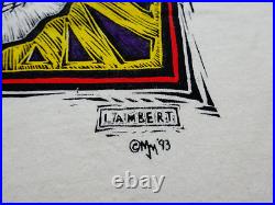 Grateful Dead Shirt T Shirt Vintage 1993 Rose Garland Sun Skull Lambert XL New