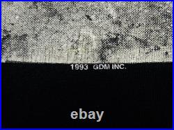 Grateful Dead Shirt T Shirt Vintage 1993 Spring Tour Stone Rose GD Black GDM XL