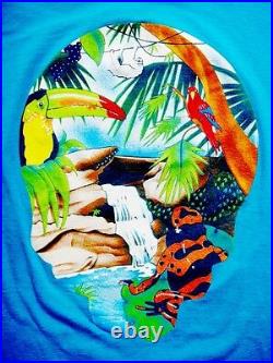 Grateful Dead Shirt T Shirt Vintage 1993 Spring Tour Tropical Animals Earth GD L