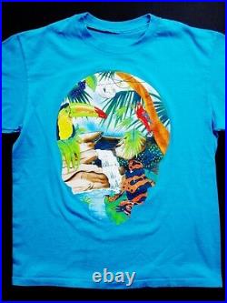 Grateful Dead Shirt T Shirt Vintage 1993 Spring Tour Tropical Animals Earth GD L
