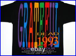 Grateful Dead Shirt T Shirt Vintage 1993 Summer Tour Bob Weir Jerry Garcia GDM L