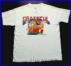 Grateful Dead Shirt T Shirt Vintage 1993 Summer Tour Skeleton River Swim GDM XL