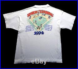 Grateful Dead Shirt T Shirt Vintage 1994 Baseball Spring Training Tour MLB GD XL