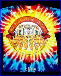 Grateful Dead Shirt T Shirt Vintage 1994 Chicago Soldier Field 7/23/94 7/24/94 L