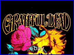 Grateful Dead Shirt T Shirt Vintage 1994 Fall Tour Face Autumn Leaves Rose GDM L