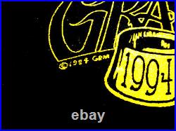 Grateful Dead Shirt T Shirt Vintage 1994 Fall Tour Face Autumn Leaves Rose GDM L