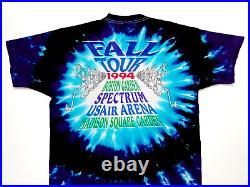 Grateful Dead Shirt T Shirt Vintage 1994 Fall Tour MA PA MD NY Tie Dye GDM XL