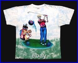 Grateful Dead Shirt T Shirt Vintage 1994 Golfing Golf Club Ball PGA DC USA GD XL