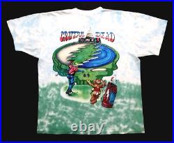 Grateful Dead Shirt T Shirt Vintage 1994 Golfing Golf Club Ball PGA DC USA GD XL