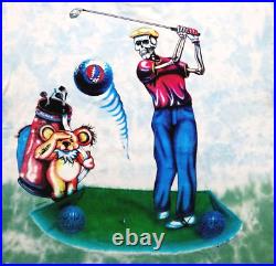 Grateful Dead Shirt T Shirt Vintage 1994 Golfing Golf Club Ball PGA DC USA GD XL