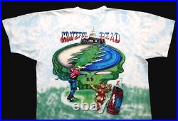 Grateful Dead Shirt T Shirt Vintage 1994 Golfing Golf Club Ball PGA DC USA GD XL